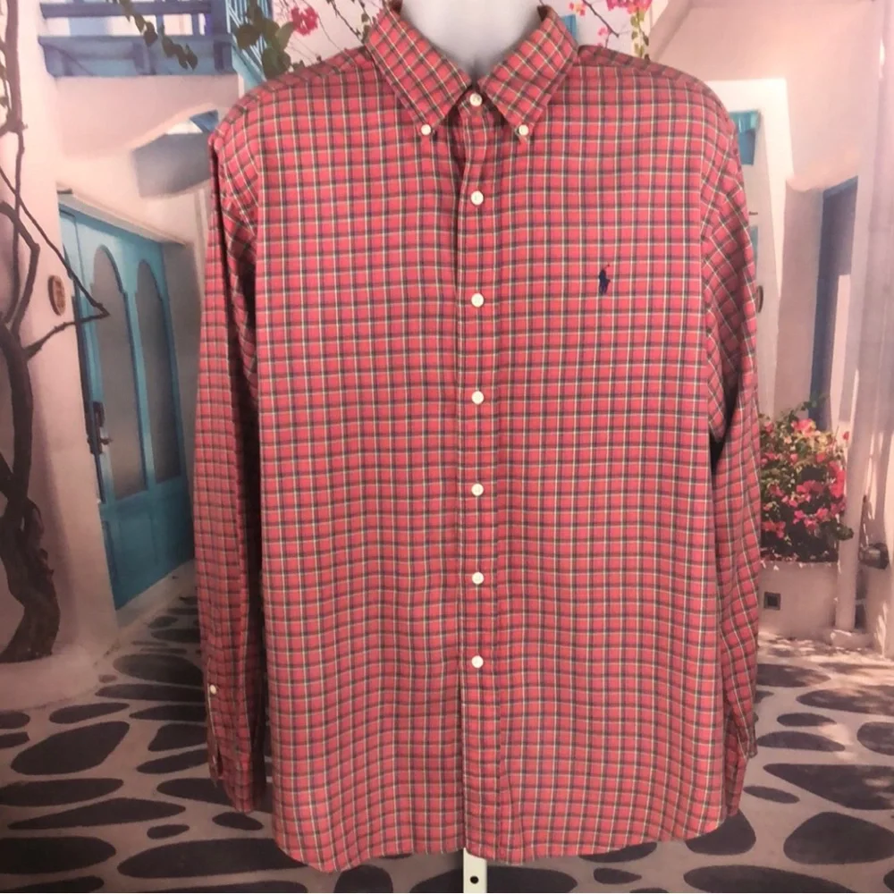 Polo Ralph Lauren Red Plaid Button Down